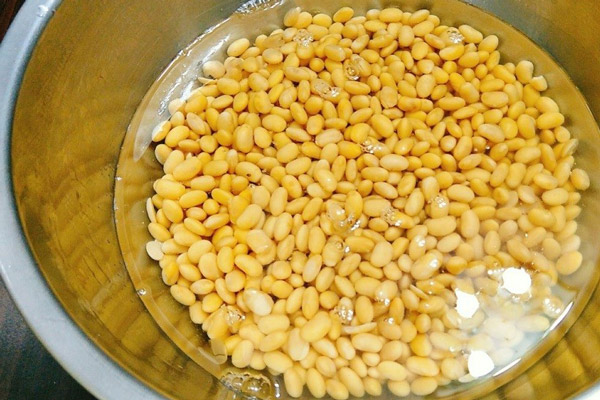 cach-lam-dau-hu-tai-nha-cuc-don-gian-cho-nguoi-moi-bat-dau Ngâm đậu nành trong khoảng 6-8 tiếng (Cách làm đậu hũ)